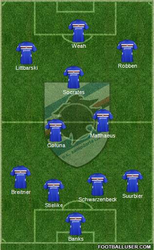 Sampdoria Formation 2013