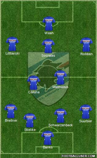 Sampdoria Formation 2013