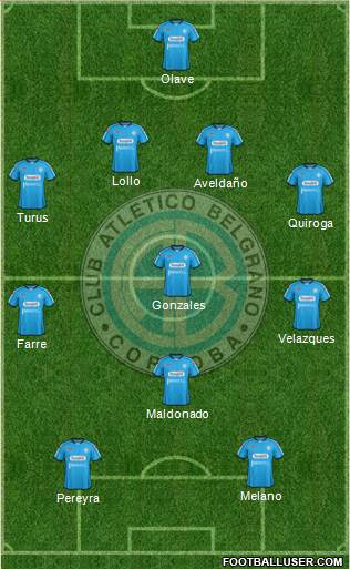 Belgrano de Córdoba Formation 2013