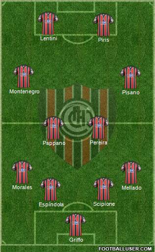 Chacarita Juniors Formation 2013