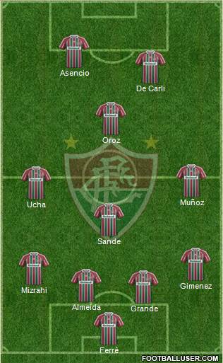 Fluminense FC Formation 2013