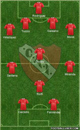 Independiente Formation 2013