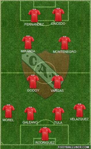 Independiente Formation 2013