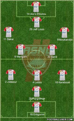 A.S. Nancy Lorraine Formation 2013