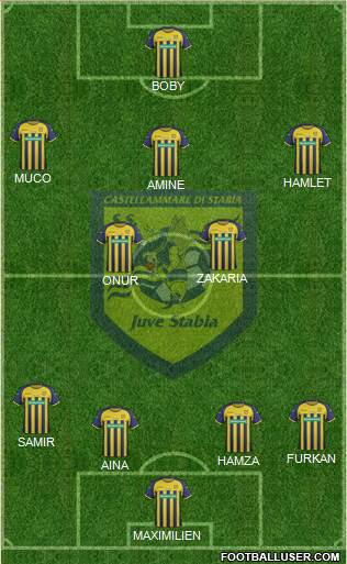 Juve Stabia Formation 2013