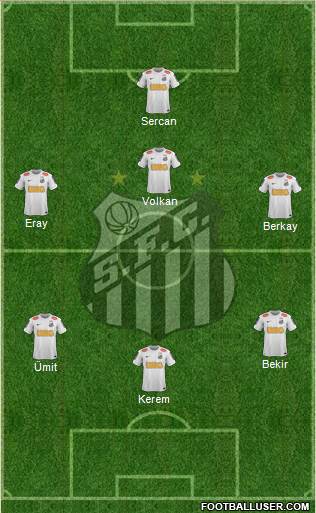 Santos FC Formation 2013