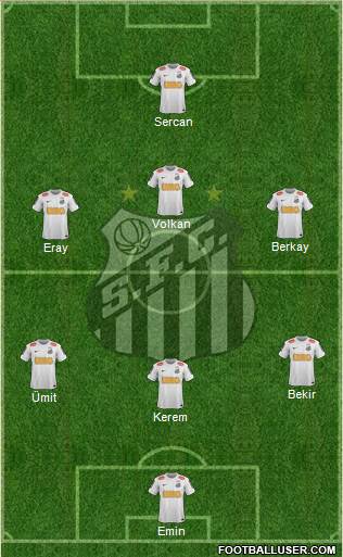 Santos FC Formation 2013