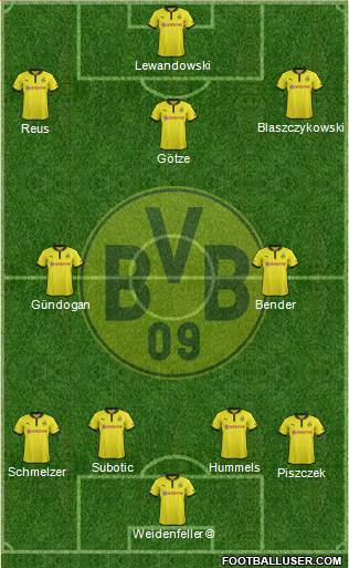 Borussia Dortmund Formation 2013