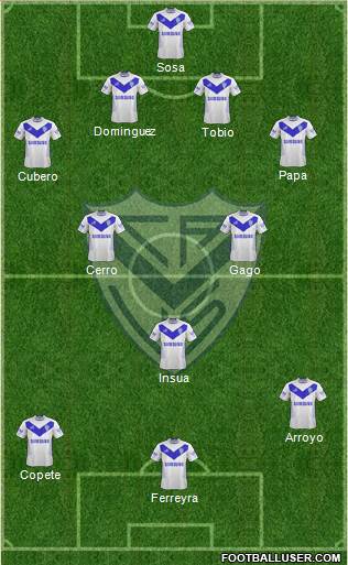 Vélez Sarsfield Formation 2013