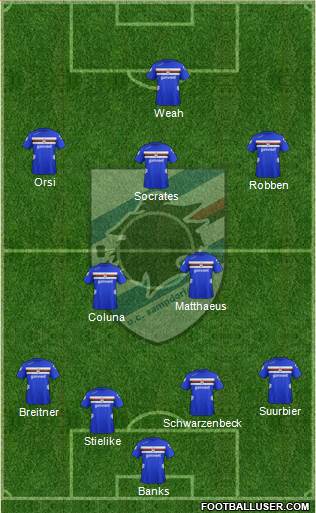 Sampdoria Formation 2013