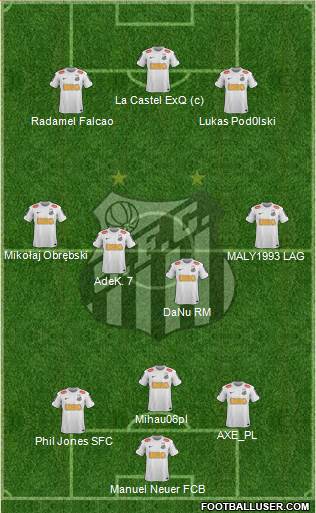 Santos FC Formation 2013