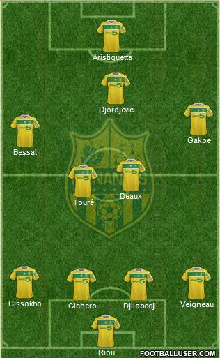 FC Nantes Formation 2013