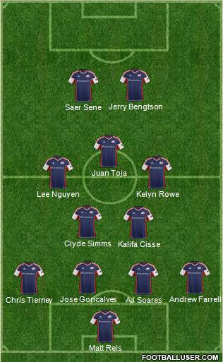 New England Revolution Formation 2013