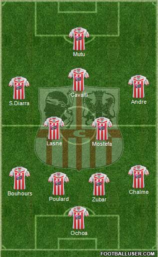 Athletic Club Ajaccien Football Formation 2013