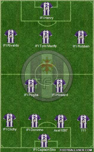 Toulouse Football Club Formation 2013