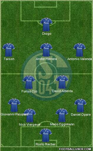 FC Schalke 04 Formation 2013