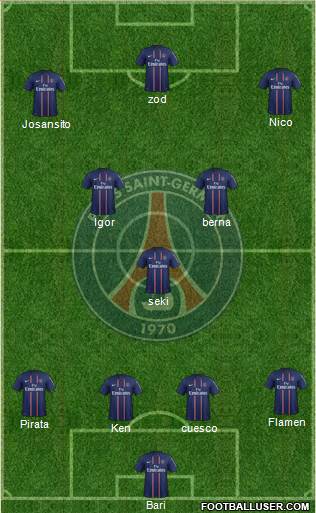 Paris Saint-Germain Formation 2013