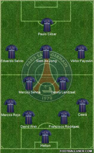 Paris Saint-Germain Formation 2013