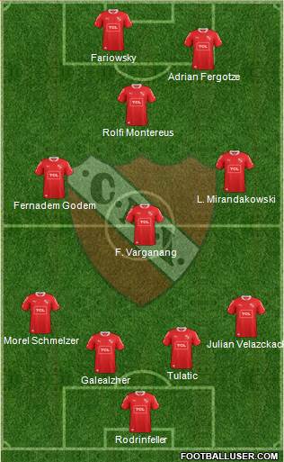 Independiente Formation 2013