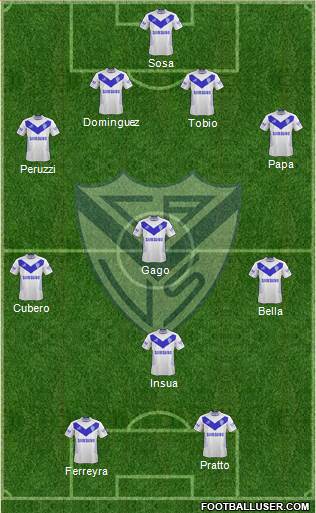 Vélez Sarsfield Formation 2013