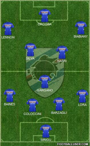 Sampdoria Formation 2013