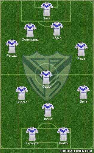 Vélez Sarsfield Formation 2013