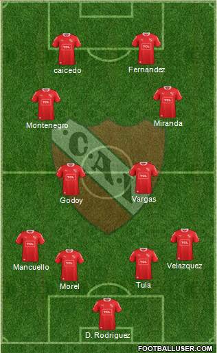 Independiente Formation 2013