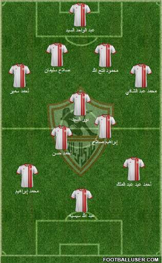 Zamalek Sporting Club Formation 2013