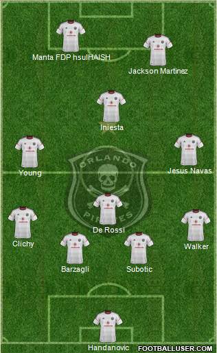 Orlando Pirates Formation 2013