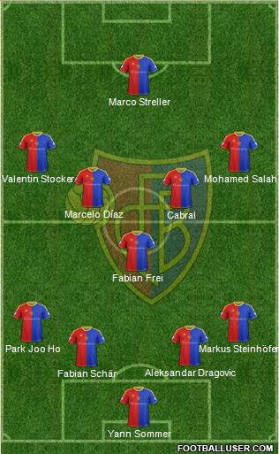 FC Basel Formation 2013