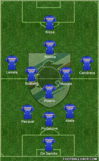 Sampdoria Formation 2013