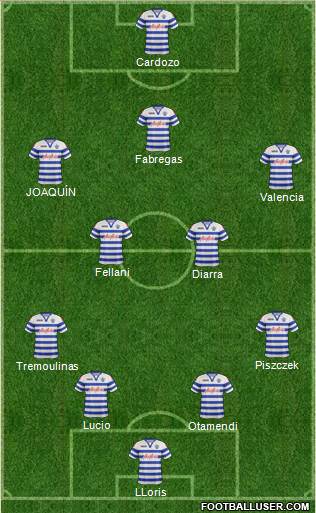 Queens Park Rangers Formation 2013