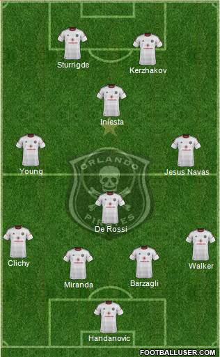 Orlando Pirates Formation 2013