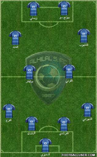 Al-Hilal (KSA) Formation 2013