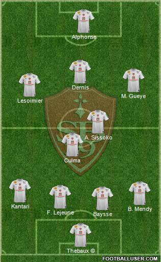 Stade Brestois 29 Formation 2013