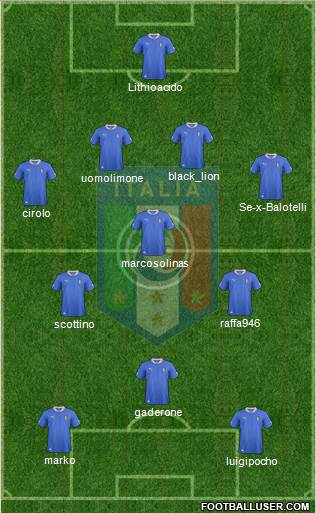 Italy Formation 2013