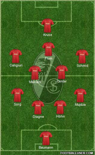 SC Freiburg Formation 2013