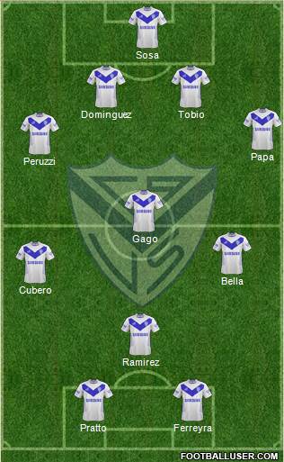 Vélez Sarsfield Formation 2013