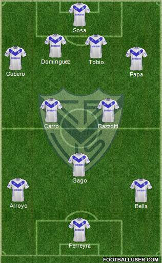 Vélez Sarsfield Formation 2013