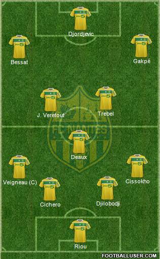 FC Nantes Formation 2013