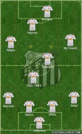 Santos FC Formation 2013