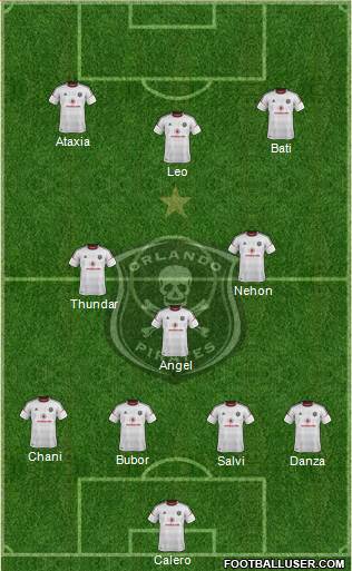 Orlando Pirates Formation 2013