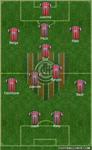 Chacarita Juniors Formation 2013