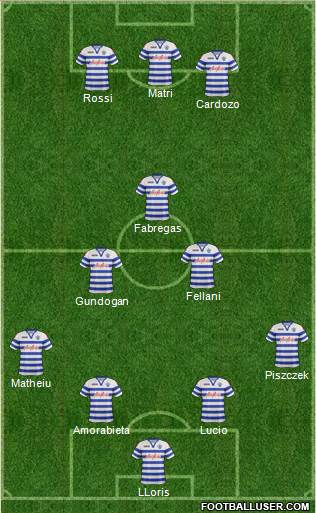 Queens Park Rangers Formation 2013