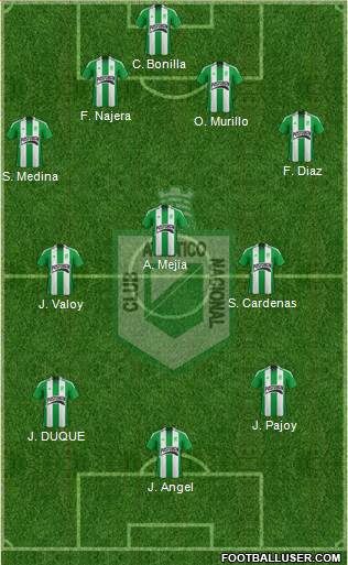 CDC Atlético Nacional Formation 2013