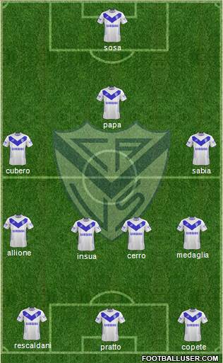 Vélez Sarsfield Formation 2013