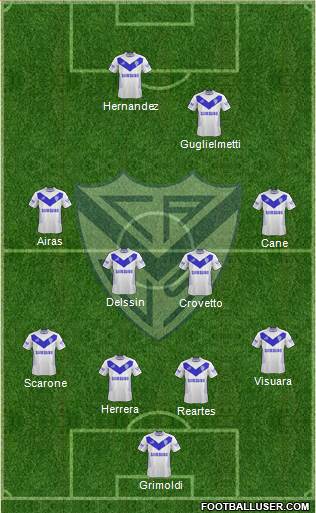 Vélez Sarsfield Formation 2013