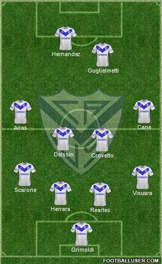 Vélez Sarsfield Formation 2013