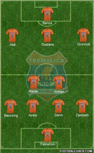 Termalica Bruk-Bet Nieciecza Formation 2013