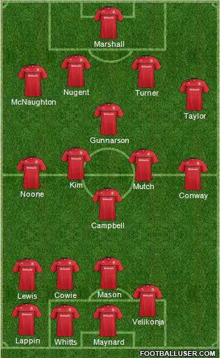 Cardiff City Formation 2013